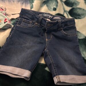 Cat & Jack Dark Blue Denim Shorts